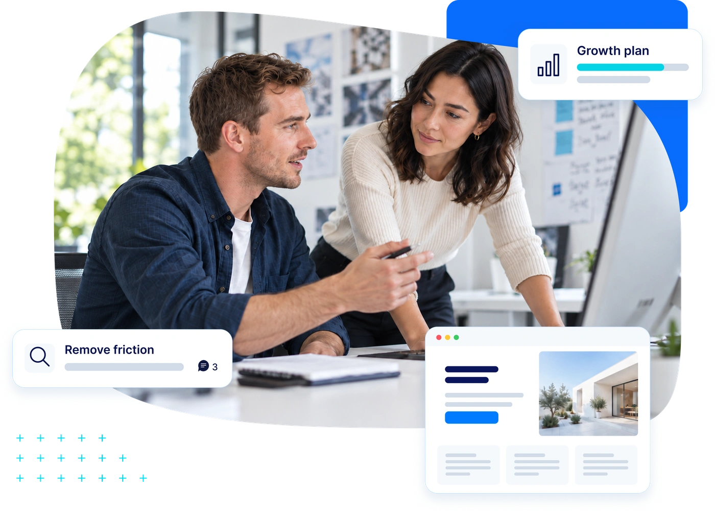 Alumedia consultants planning growth and removing conversion friction