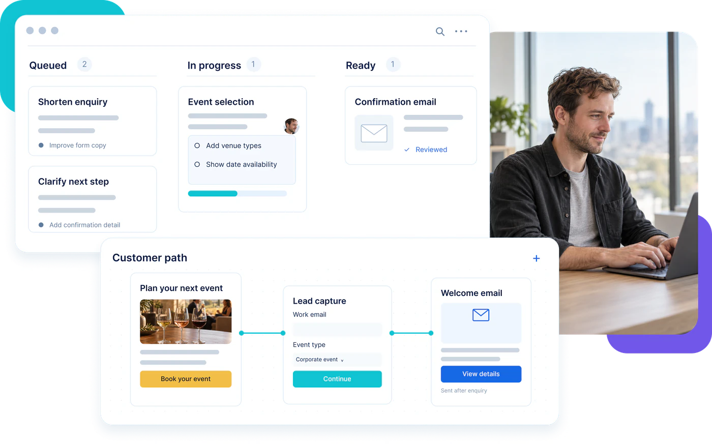 Focused UX, copy, and flow implementation